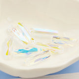 Crystal Column Pendant Beads Rhinestone for DIY Jewelry Making