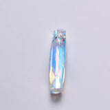 Crystal Column Pendant Beads Rhinestone for DIY Jewelry Making