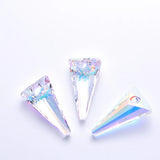 Crystal Spike Pendant Beads Rhinestone for DIY Jewelry Making