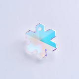 Crystal Snowflake Pendant Rhinestone Beads for DIY Jewelry Making