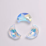 Crystal 6722 Moon Pendant Loose Beads Rhinestone for DIY Jewelry Making