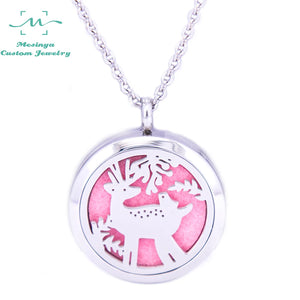 Xmas Reindeer Aromatherapy Diffuser Necklace