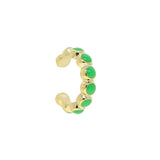 Colorful Neon Enamel Ear Cuff for Women - Clip On Earring