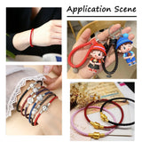 Braided Leather Cords Ropes Thread DIY Jewelry Making Supplies