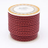 Braided Leather Cords Ropes Thread DIY Jewelry Making Supplies