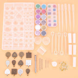 107pcs DIY Crystal Silicone Mold Set Rings Necklace Pendant Jewelry Molds