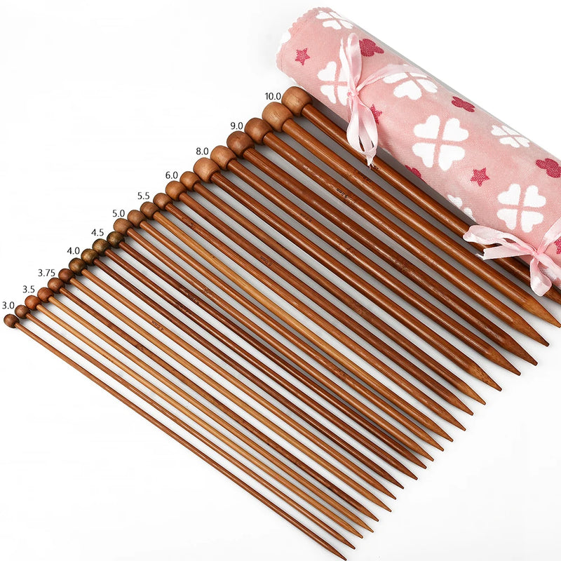 250MM Bamboo Knitting Needles - Weaving Tools For Handwork