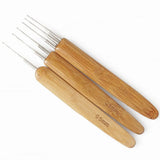 Bamboo Dreadlock Crochet Tool Set - Single, Double, Triple Hook Pins