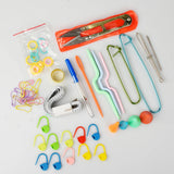 50 pcs Functional Crochet Kit DIY Tools Set