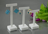 Acrylic T Shape Crystal Earrings Holder Set
