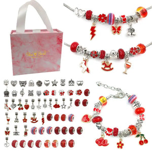 Colorful crystal DIY Bracelet Set for Kids and Women