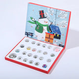 Christmas Advent Calendar DIY Charm Jewelry Making Kit for Girls