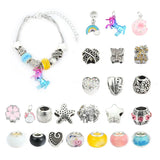 Christmas Advent Calendar DIY Charm Jewelry Making Kit for Girls