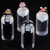 Clear Acrylic Finger Ring Display Stand Holder Set Jewelry Display Stand