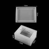 Creative DIY Tissue Box Silicone Mold Home Storage Box Making Epoxy Resin Molds