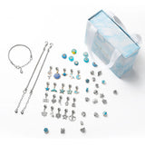 DIY European Bracelet Making Kit with Beads and Charms
