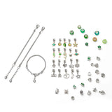 DIY European Bracelet Making Kit with Beads and Charms