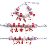 DIY European Bracelet Making Kit with Beads and Charms