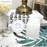 Crystal Silicone Jewelry Holder Casting Mold Storage Box Kit