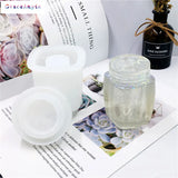 Crystal Silicone Jewelry Holder Casting Mold Storage Box Kit