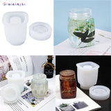 Crystal Silicone Jewelry Holder Casting Mold Storage Box Kit