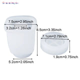 Crystal Silicone Jewelry Holder Casting Mold Storage Box Kit