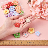 Resin Flower Charms Mixed Colors for DIY Jewelry Making