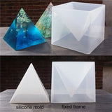 Pyramid Silicone Mould for DIY Resin Crafts
