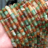 8x12mm Peacock Agate Slub Beads DIY Stone Bead For Jewelry Making