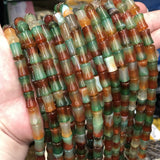8x12mm Peacock Agate Slub Beads DIY Stone Bead For Jewelry Making