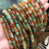 8x12mm Peacock Agate Slub Beads DIY Stone Bead For Jewelry Making