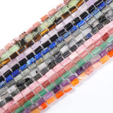 8x11mm Faceted Cylinder Natural Stone Beads for Jewelry Making