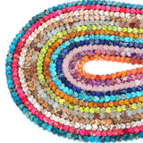 75pcs 6x3mm Heart Shape Sea Sediment Jaspers Spacer Beads