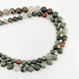 Natural African Blood Stone Bead 4-12mm Round Spacer Beads