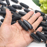 1 Strand Agate Frosted Beads for DIY Necklace Bracelet