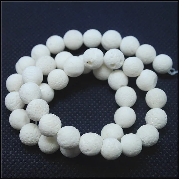 Natural Coral Round Ball Coral Loose Beads 6mm-12mm