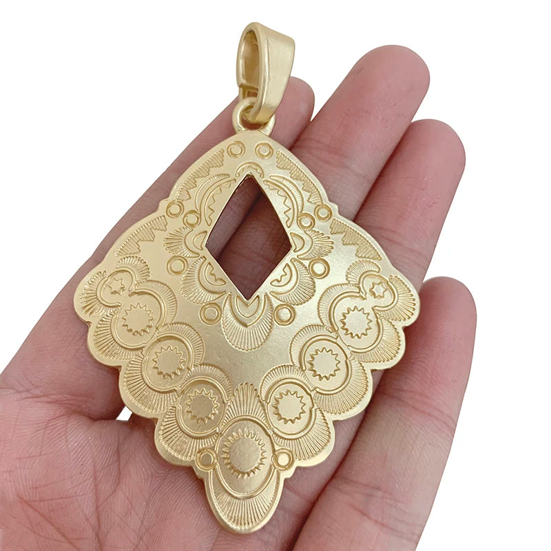 Boho Square Charms Pendants for Necklace Making