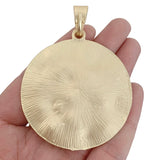 Boho Medallion Flower Round Charms Pendants for Necklace Making