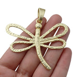 Large Hollow Filigree Dragonfly Charms Pendants for Necklace Making 68x66mm