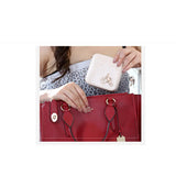 Travel Jewelry Organizer Case Leather Storage Box with Mirror