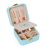 Travel Jewelry Storage Box Leather Organizer
