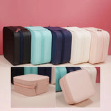 LVPAI Travel Jewelry Organizer PU Leather Portable Case Zipper