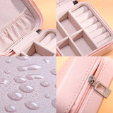 Portable Jewelry Box Organizer Travel Storage Case