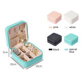 Portable Travel Jewelry Box Organizer Necklace Earring Storage Case
