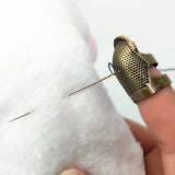 Retro Finger Protector Thimble Ring Sewing Tool