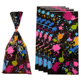 Rainbow Plastic Bags Flat Long Bags for DIY Treat Candy Pouches