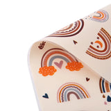 Rainbow Plastic Bags Flat Long Bags for DIY Treat Candy Pouches