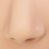 Clear Acrylic Nose Ring Stud Invisible Retainer Body Jewelry