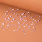 Clear Acrylic Nose Ring Stud Invisible Retainer Body Jewelry