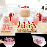Disposable Pastry Decorating Bag & Cream Nozzles Set - Small & Large Sizes